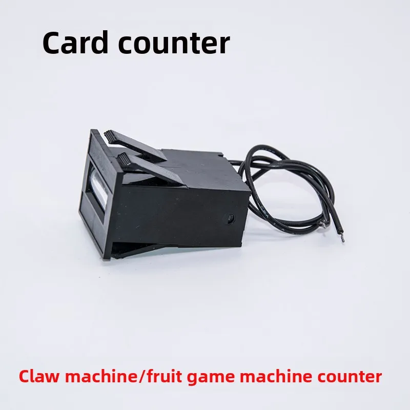 Coin Operated Games Claw Machine Counter 6 Digit Mechanical Number Counter Rolling Digital Tally Meter Game Machine Accessory