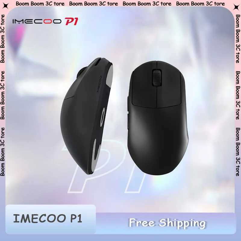 

IMECOO P1 Gaming Mouse Wireless Dual Mode Ergonomic Lightweight 8KHz Sensor PAW3950 E-sports Gamer Mouse PC Accessories