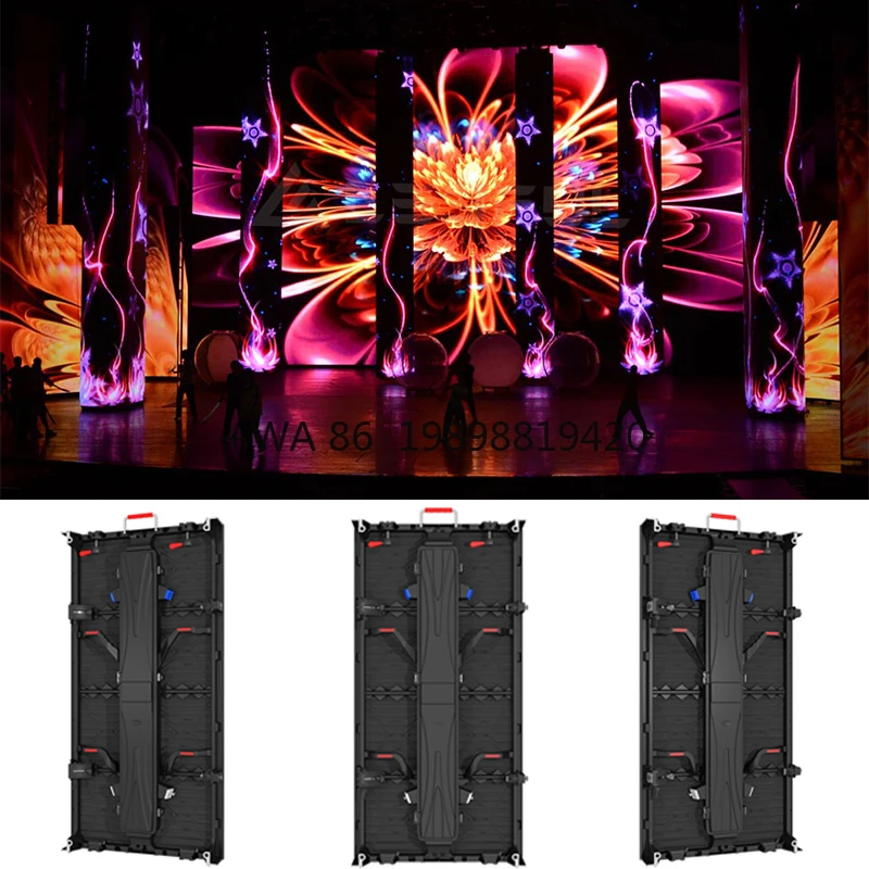 

Module Curved Flexible Led Screen Display 3x2 Video Wall Screen Curved indoor