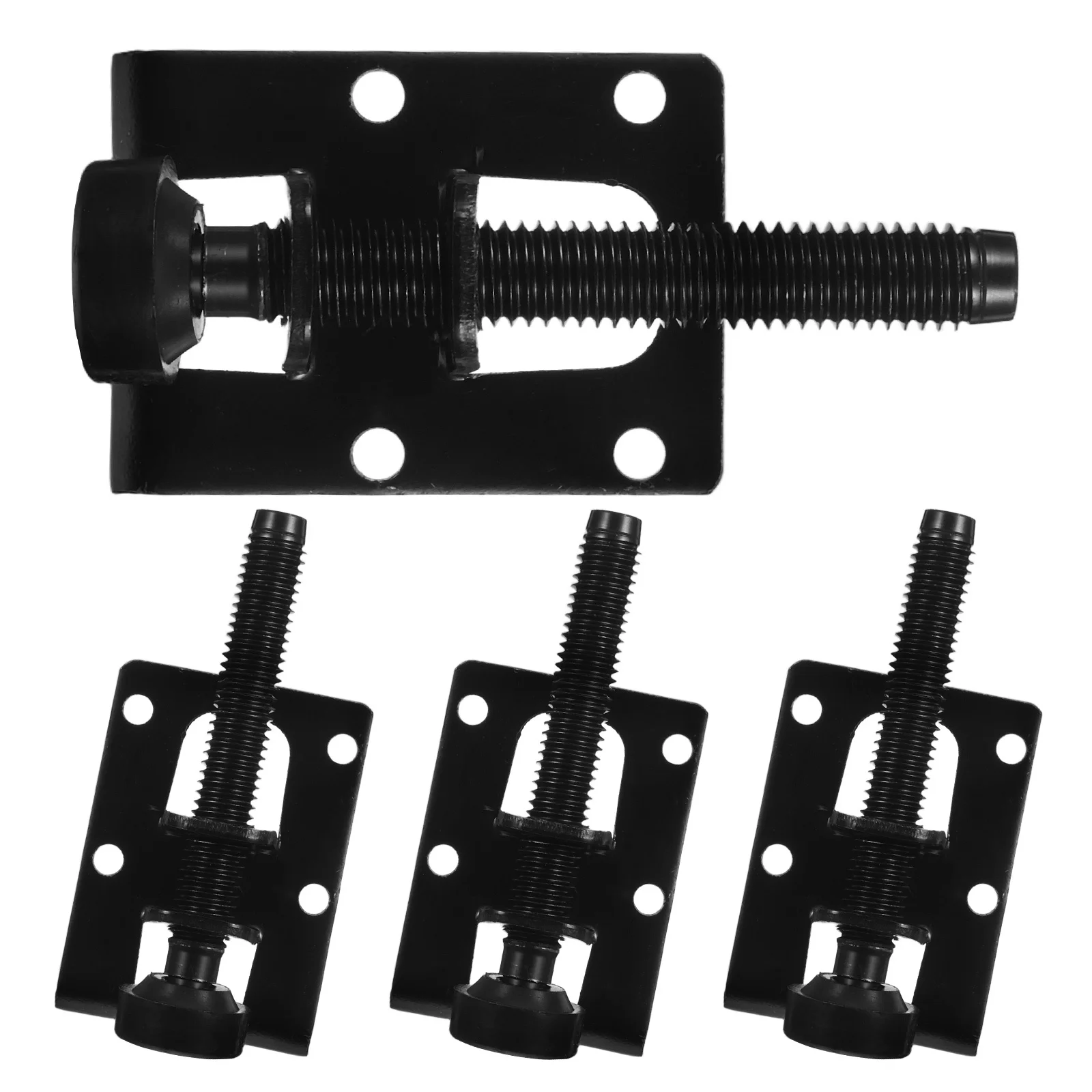 

4Pcs Leveling Feet for Furniture Heavy Duty Adjustable Supports Sidemount Rightangle Design for Uneven Floors Black