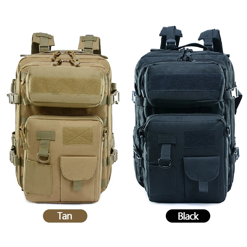 

600D outdoor military tactical sports combination backpack camping hiking trekking mountaineering backpack travel 30L