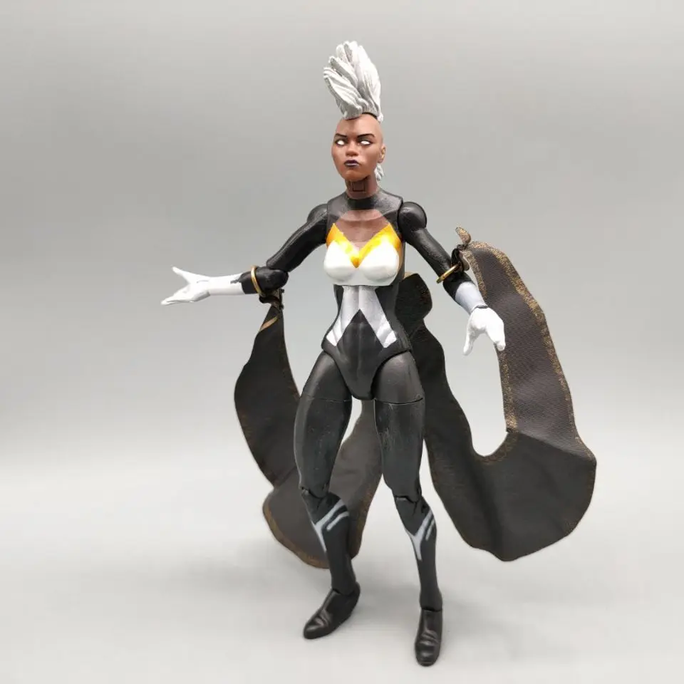 Hasbro Marvel Legends X-Men Fate Girl Mischievous Duo Storm Woman Strom Red Giant Sentry 6-inch Movable Doll Model Surprise Gift