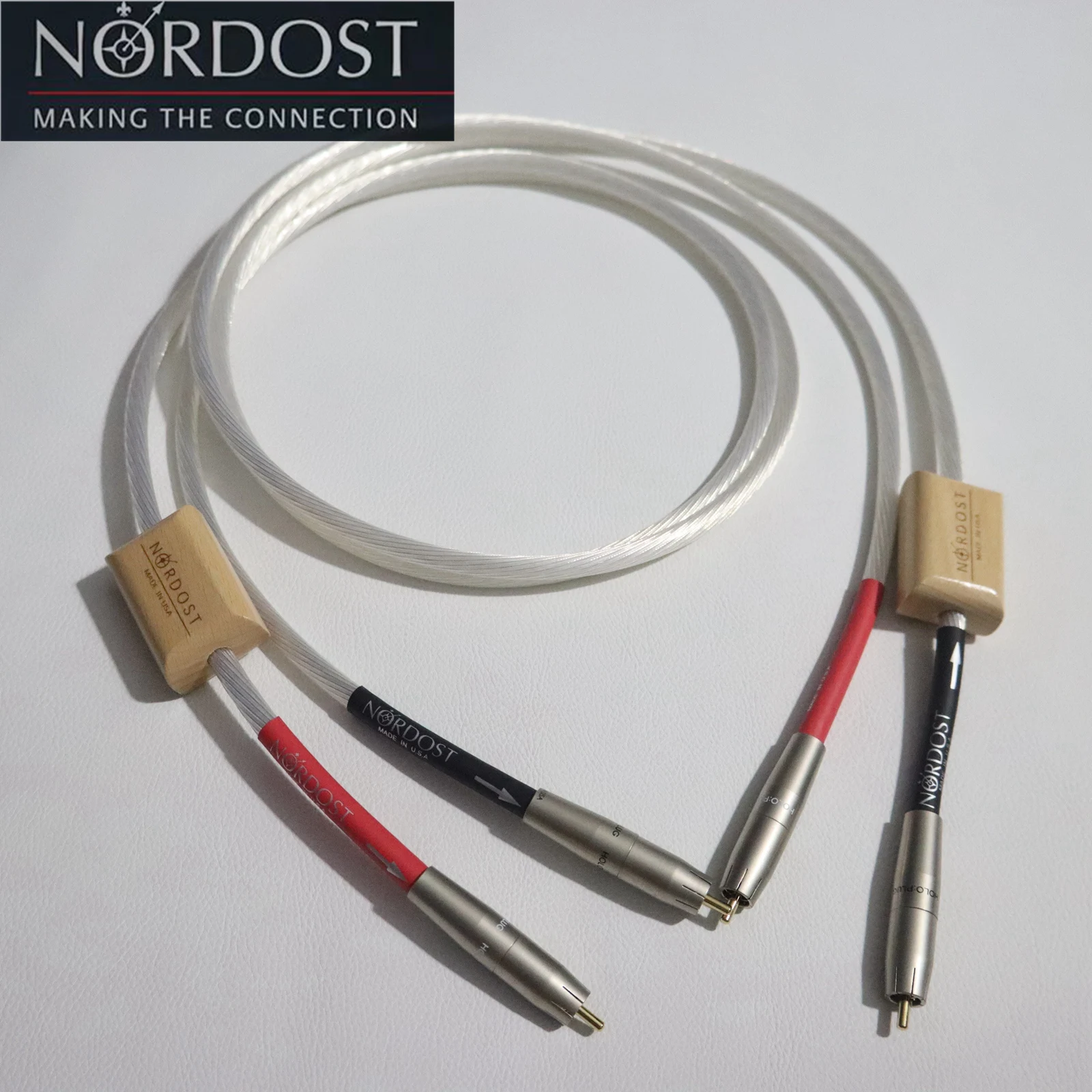 1 Paar Original Nordost Odin 2. Generation Silver Reference Interconnects RCA-Kabel