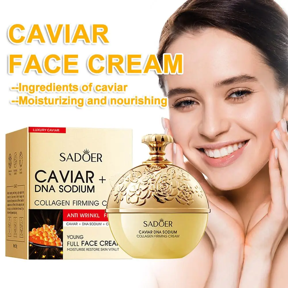 

Роскошный крем с эссенцией икры, удаление морщин, усилитель коллагена, увлажняющий лифтинг, эластичный уход за кожей лица, корейская косметика, 30 г