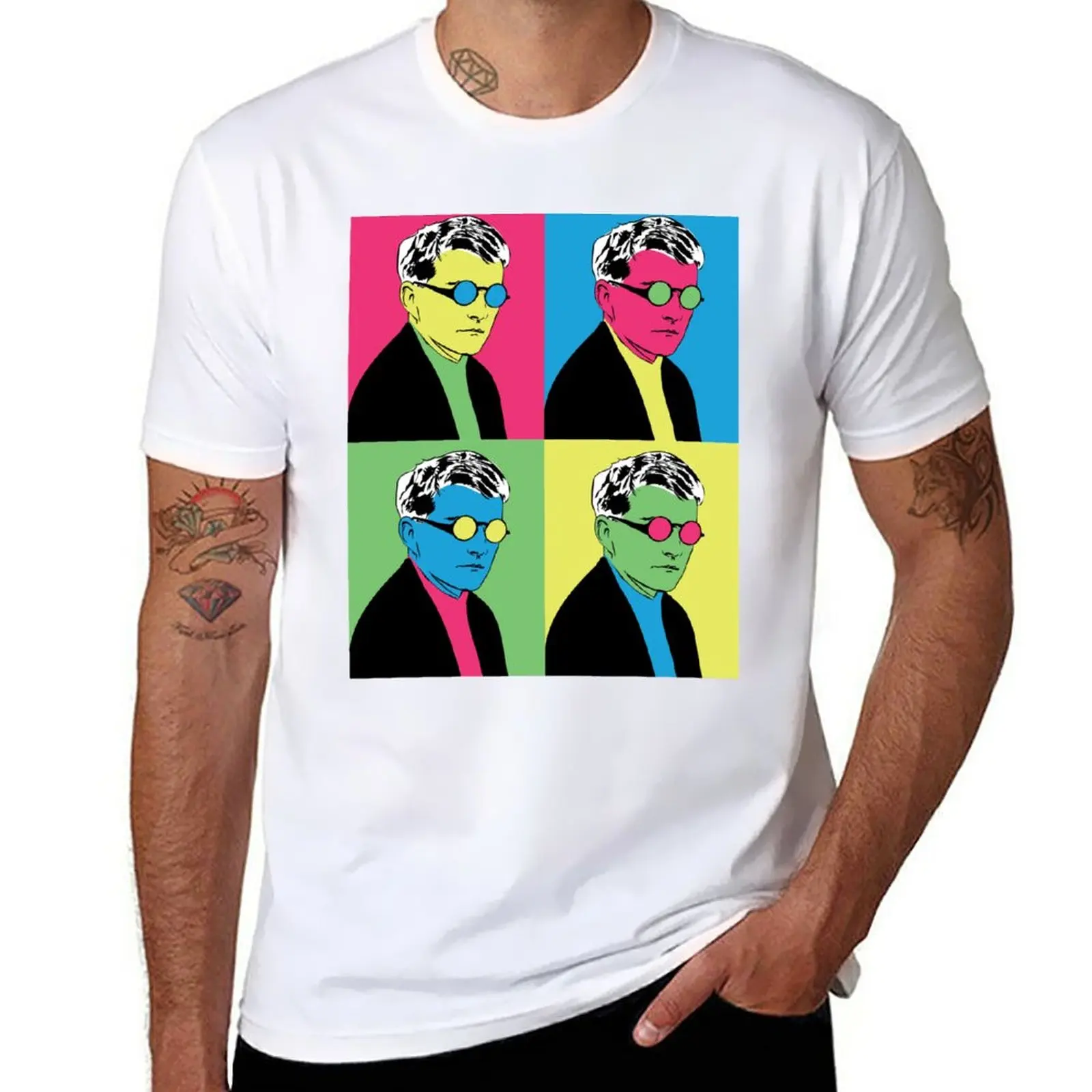 New Pop art Shostakovich T-Shirt plus size tops black t shirt mens funny t shirts