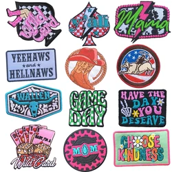 Emblem Clothing Accessories Badge Sticker Embroidered Embroidery Sticker Iron-on Patches