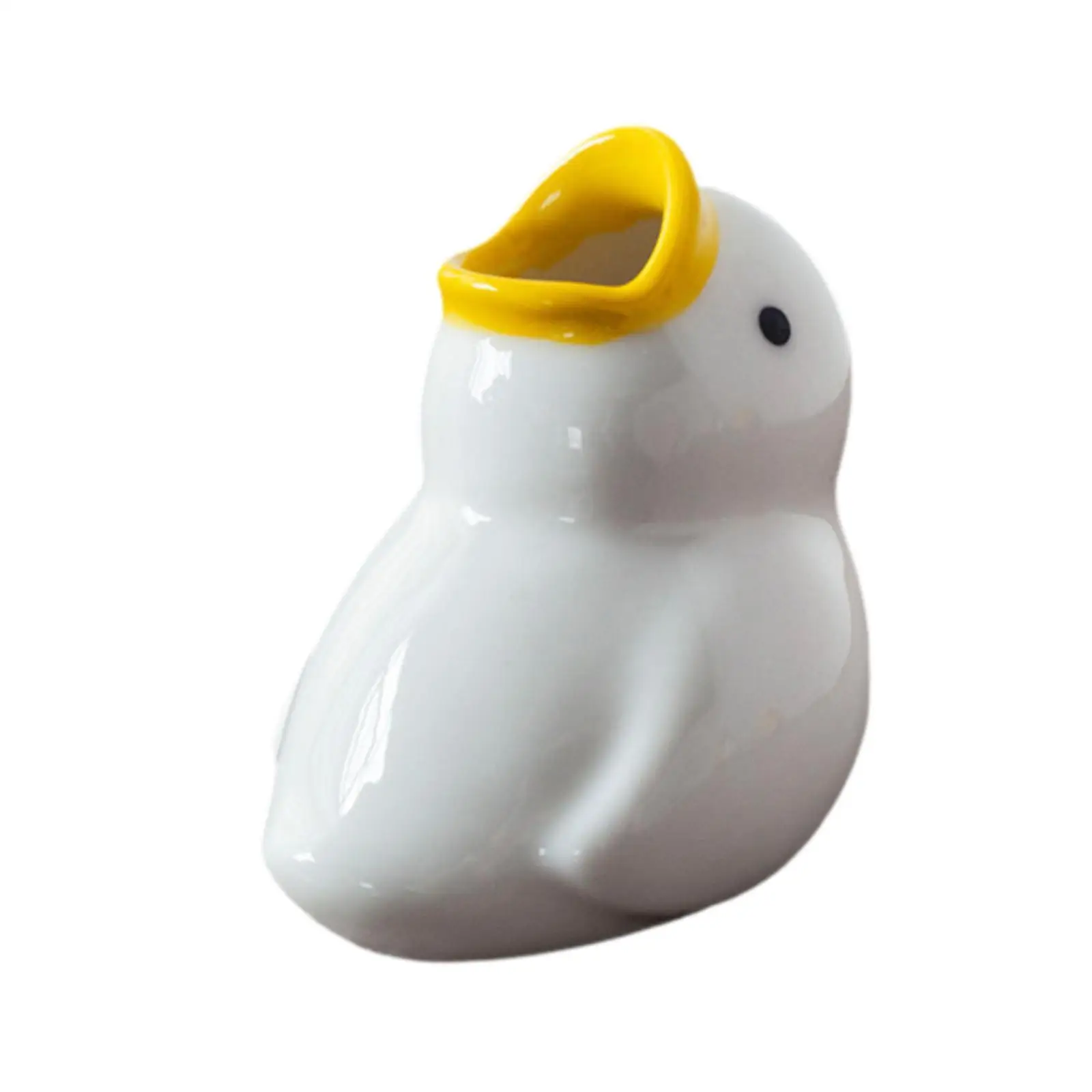 Duck Ceramic Toothbrush Holder Tooth Brush Stand for Apartment Farmhouse