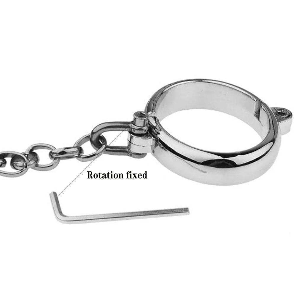 Handcuffs Ankle Cuff Oval Type Metal Bondage Lock BDSM Fetish Wear With Chain Bondage Harness Sex Games Slave Restraints Couples