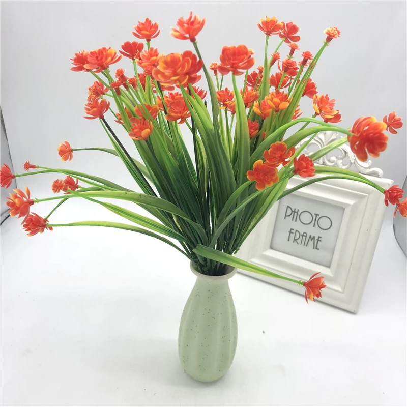 33 Heads Mini Tulips Bouquet Plastic Artificial Flower for Spring Home Wedding Decoration Colorful Tulip Fake Flowers Flores