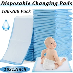 20-100Pcs Disposable Changing Pad High Absorbent Diaper Changing Pads Waterproof Leak Proof Baby Disposable Underpads for Baby