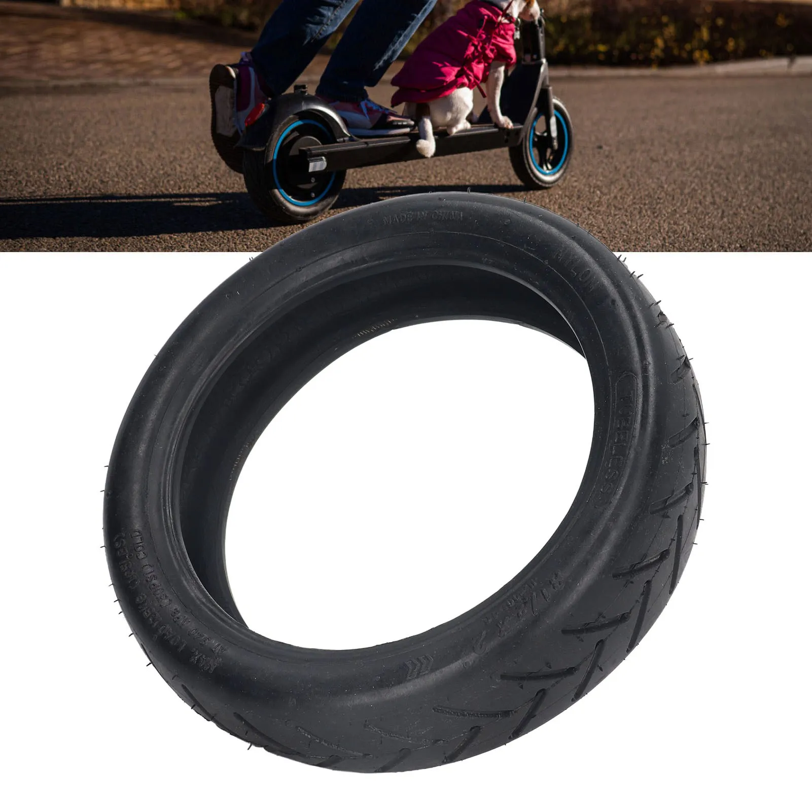 Electric Scooter Tyre Replacement Rubber Inflatable Vacuum Outer Tyre For M365 Pro 8.5in