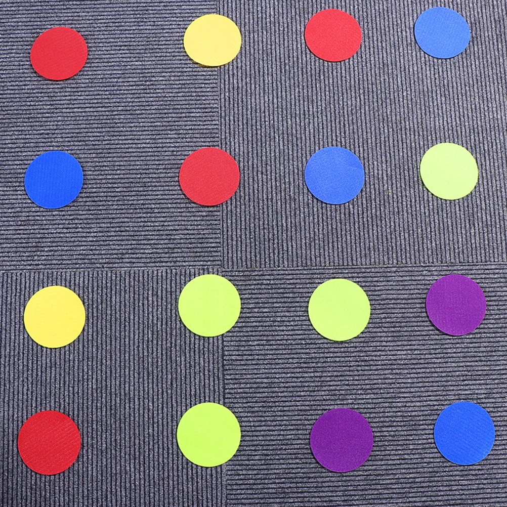 

30 pcs 10Cm Circular Sticker For Game Hooked Carpet Marker Round Spot Labels Party Activity Training Supplies Classroom