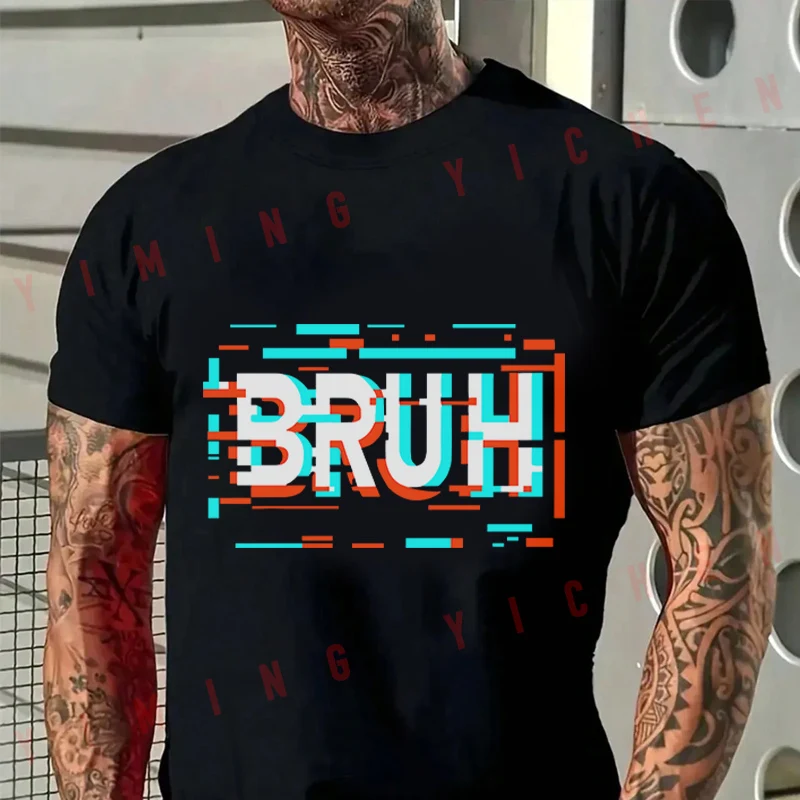 Men T-Shirt Stylish And Versatile Creative Pattern Motorcycle Cotton O-neck Short Sleeve T Shirt Fashion Hip Hop Streetwear Tees