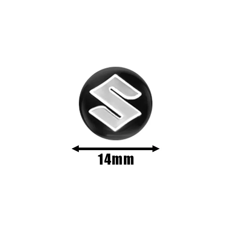 5/10Pc Aluminium Car Remote Control Key Badge Emblem Stickers For Suzuki Tianyu SX4 Shangyue Ruiqi Alto Swift Baleno Accessories