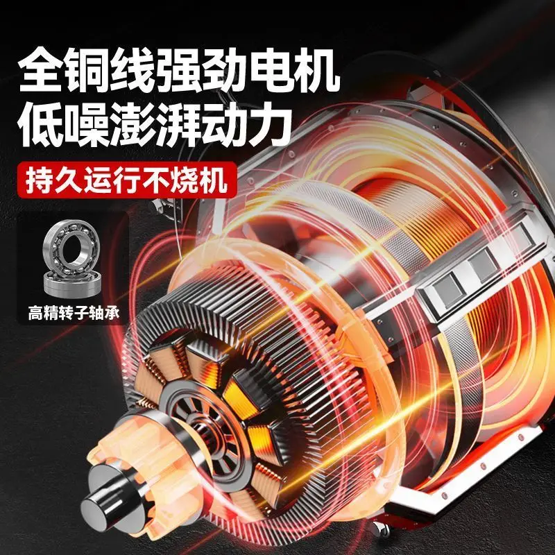 Germany imported SF axial flow fan 220V post type duct fan high power industrial exhaust fan strong ventilation