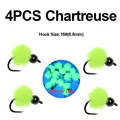 4PCS Chartreuse