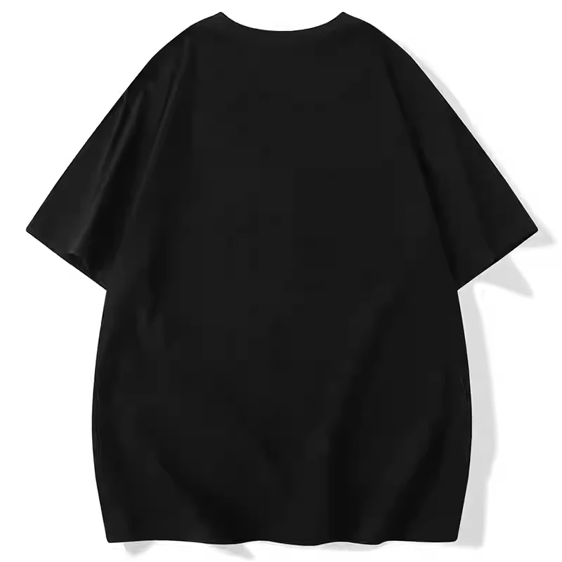 تيشيرتات صيفية وخريفية وشتوية بأكمام قصيرة على الطراز الأمريكي القديم للدراجات النارية للرجال والنساء، من القطن الخالص