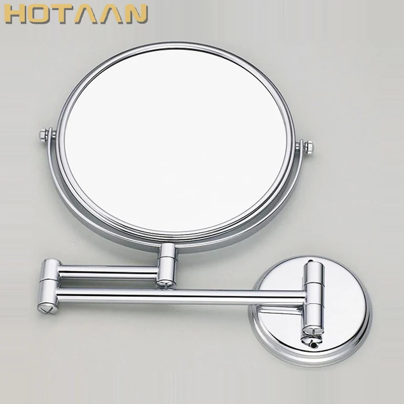 

. 8" dual Makeup mirror 1:1 and 1:3 magnifier Copper Cosmetic Bathroom Double Faced Bath Mirror,YT-9102-A