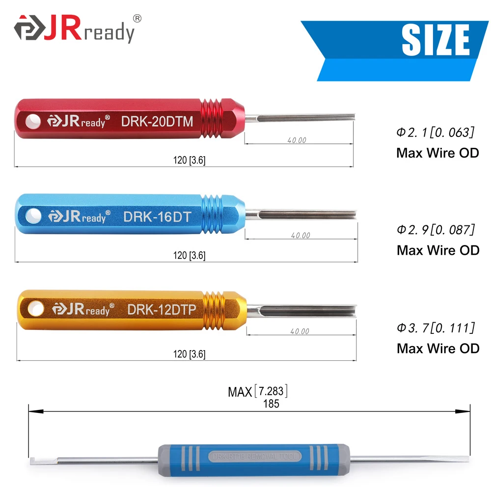 JRready ST5231 Deutsch Terminal Removal Tool DRK-20DTM DRK-16DT DRK-12DTP And DRK-RT1B Connector Release Tool for Solid Contacts