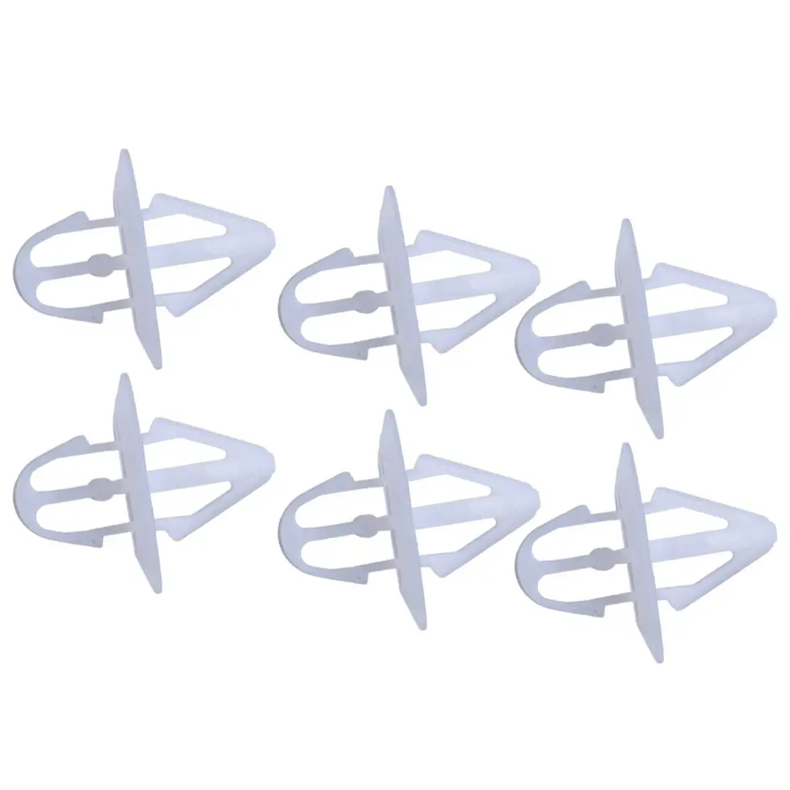 10Pcs Front Flare Fender Clip Retainer Fit For Nissan Patrol Y61 GU GU4 Series 4 1997-2012 White Nylon 63848-VD210