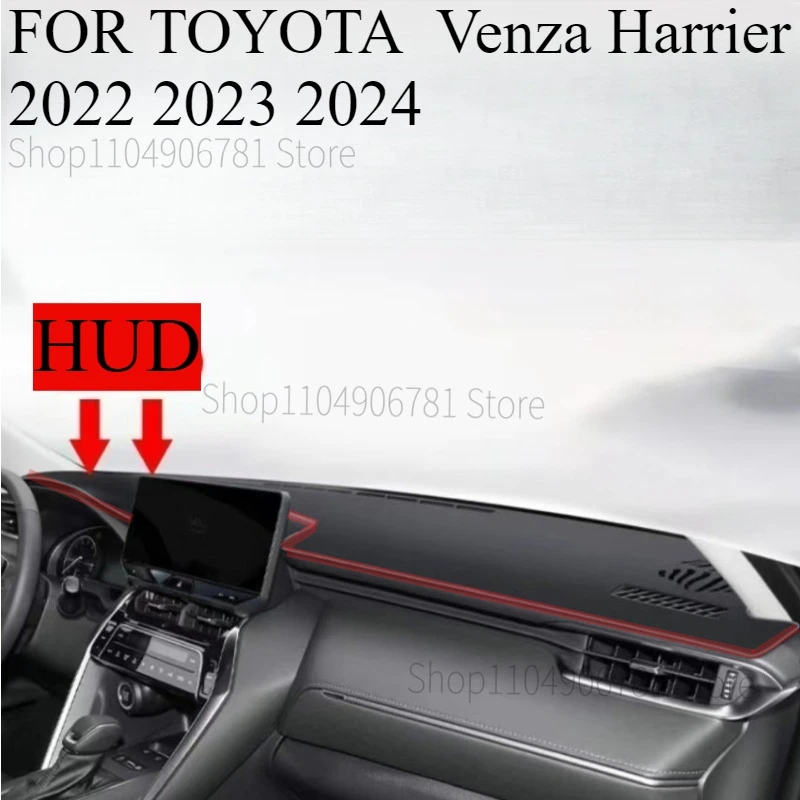 

ДЛЯ TOYOTA Venza ‌ Harrier 2022-2024 автомобильный коврик для приборной панели, коврик для приборной панели, козырек от солнца, чехол для приборной панели, аксессуары для ковров