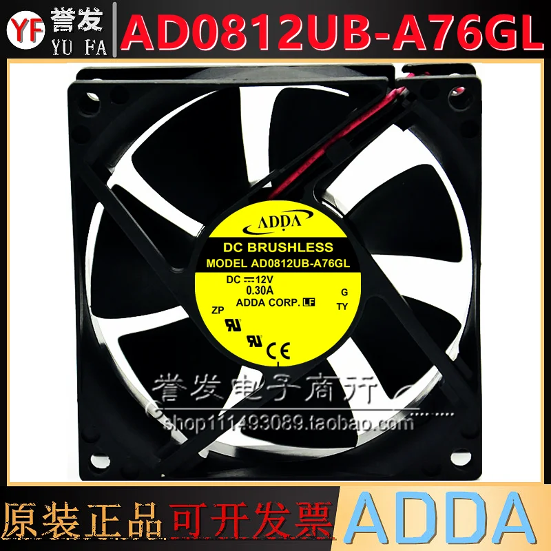 

NEW ORIGINAL AD0812UB-A76GL 12V 0.30A 8025 80x80x25mm COOLING FAN RADIATOR