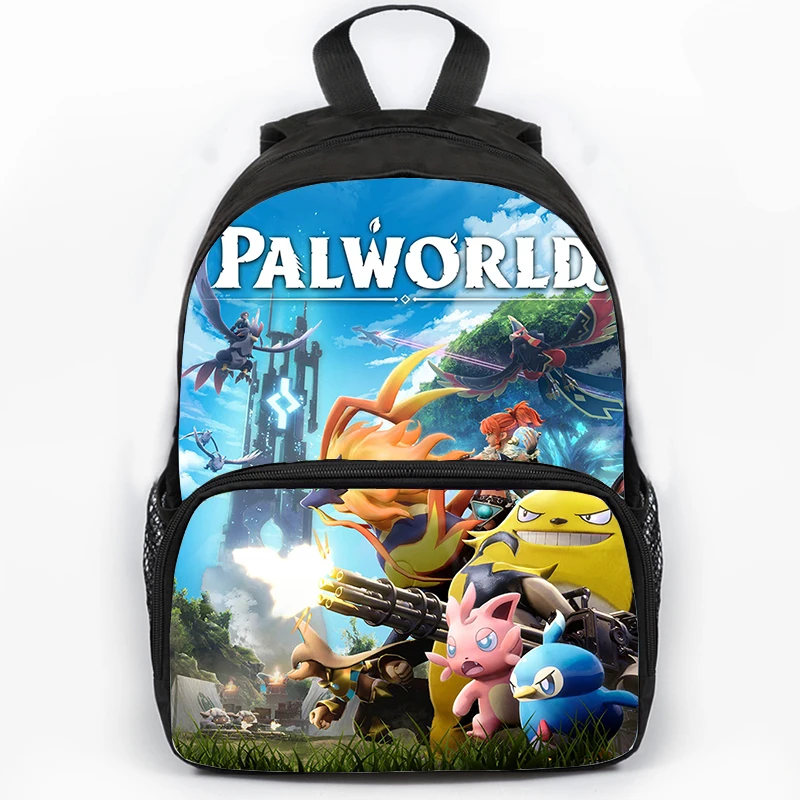 Gioco Palworld 3d Print zaino divertente Cartoon School Bags per ragazzi ragazze Nylon Laptop Daypack adolescente borsa da viaggio di grande capacità