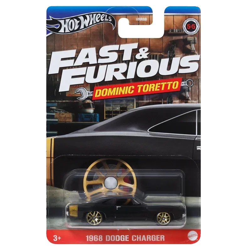 Oryginalny pojazd Hot Wheels Premium Fast & Furious Dominic Toretto Dodge Charger Motors Lykan Car Boys Toys 1/64 Metal Chevelle