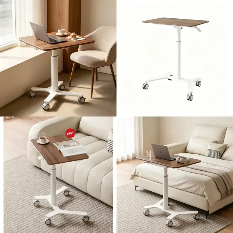 Modern portable lift coffee table Small adjustable desk for living room work area