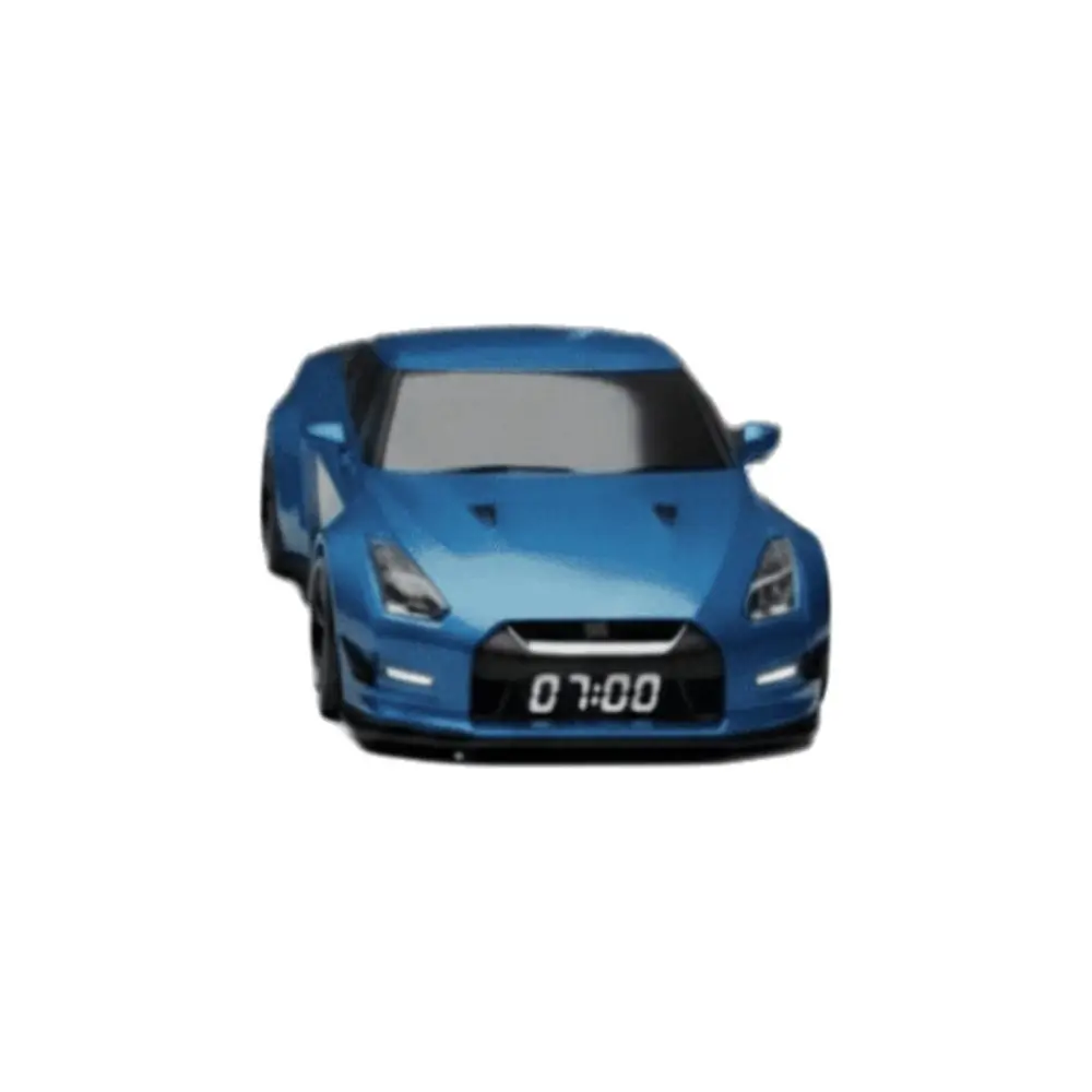 Creative Design Hypercar Alarm Clock Stylish Design Unique Design Sports Car Clock Car Shaped Time Display Novelty Desk Clock