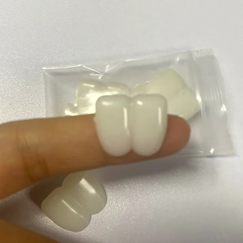 Inovador e prático diy dentaduras adereços coelho cosplay bonito e engraçado traje de festa de dentes para decoração festiva de halloween