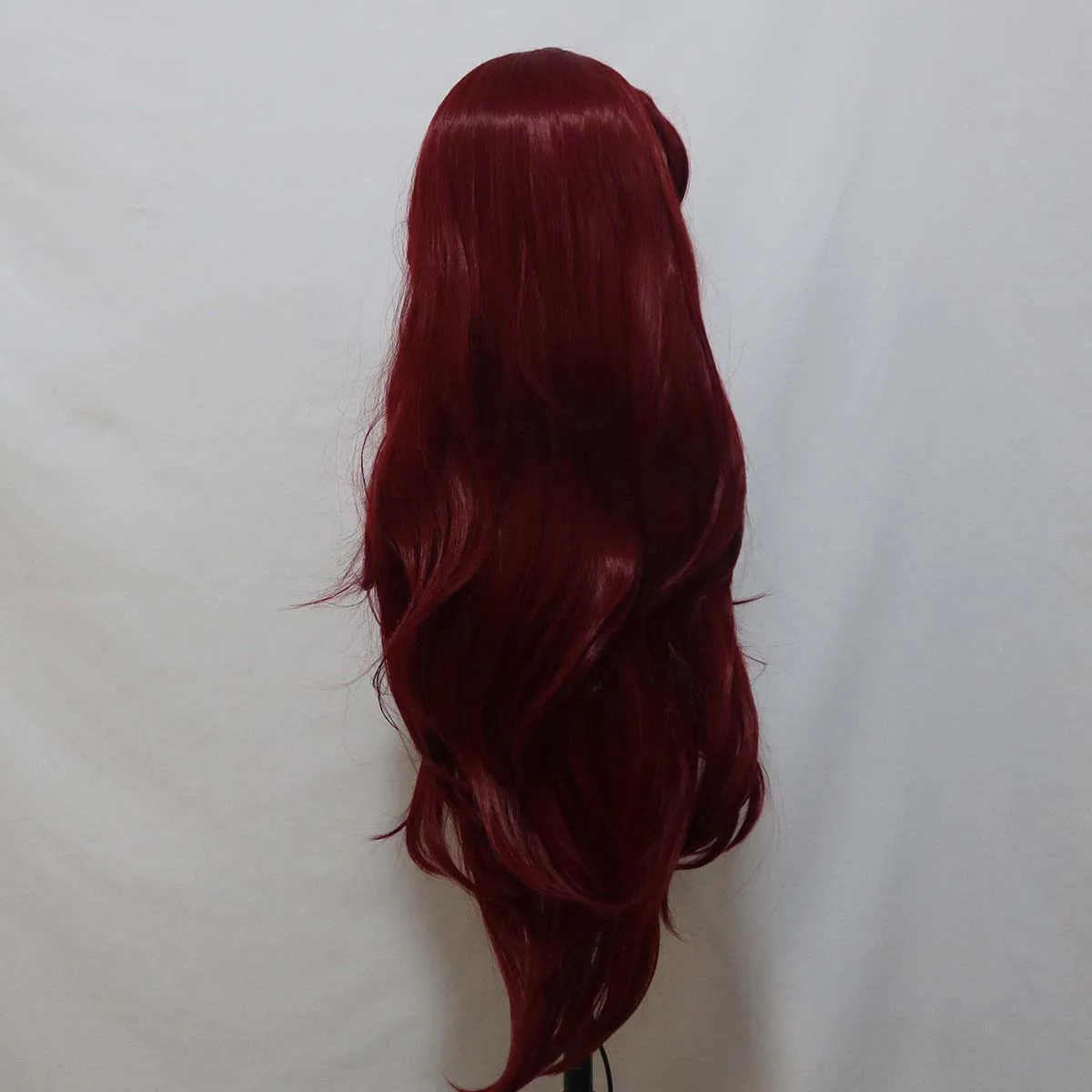 2025 nuova parrucca lunga bordeaux per cosplay Teen Titans Starfire per donna