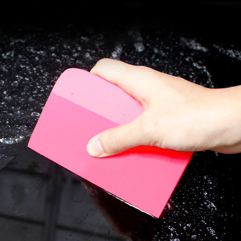 PPF Squeegee Anti-Scratch Rubber Scraper Soft TPU Mini Car Wrap Squeegee For Film Installation Vinyl Window Tint Tools