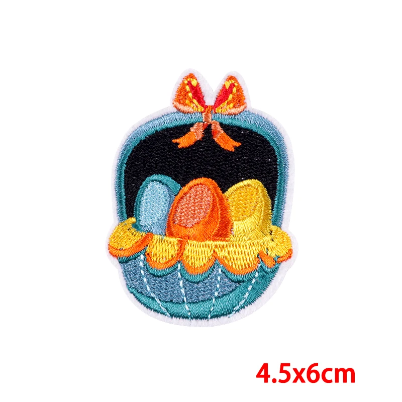 Sun Embroidery Patch Butterfly/Rainbow Iron On Patches For Clothing DIY Embroidered Patches On Clothes Backpack Sewing Stickers