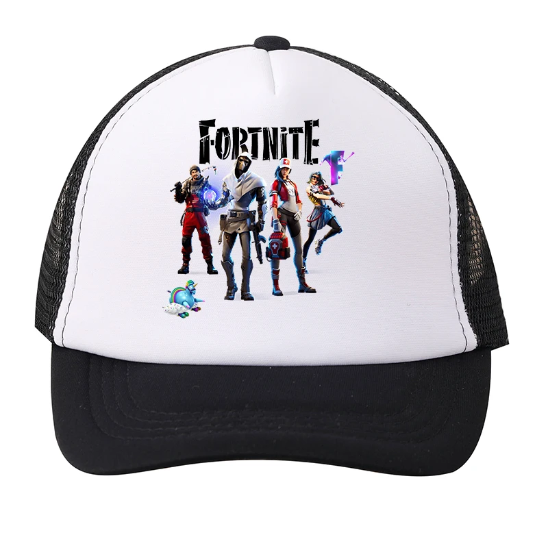 قبعات بيسبول Game Fortnite للفتيات والأولاد، قبعات كرتونية ليلية للأطفال والكبار قابلة للتعديل، قبعات شبكية صيفية مطبوعة هدية