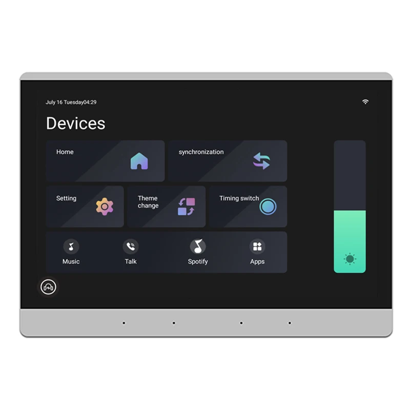 

2025OEM X10 10-дюймовый 4-зонный звук android 11amplificador TUYA smart Alexa Голосовой центр управления музыкальная панель звук в стене усилитель