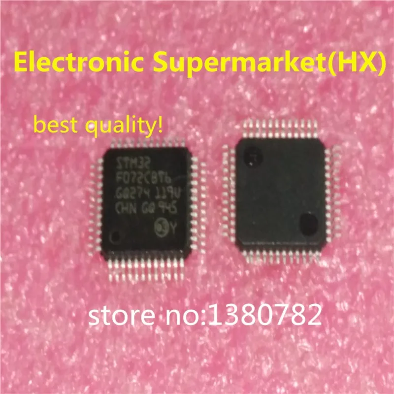 

Free Shipping 50pcs/lots STM32F072CBT6 STM32F072 QFP-48 New original IC In stock!