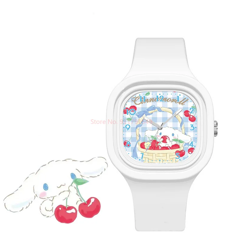 Sanrio Hello Kitty Children\'s Watch Junior High School Watch Kuromi Student Yuguigou Melody Girl Children\'s Cartoon Watch Gift