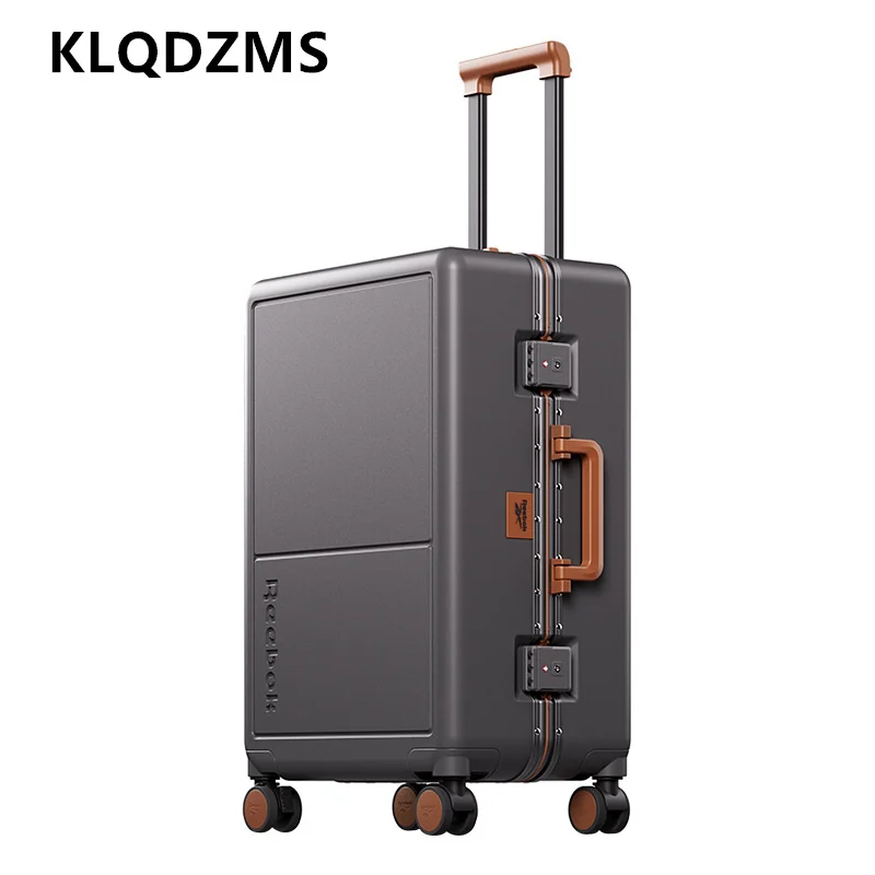 KLQDZMS Handheld Travel Suitcase Boarding Box Men's Business Trolley Case 20