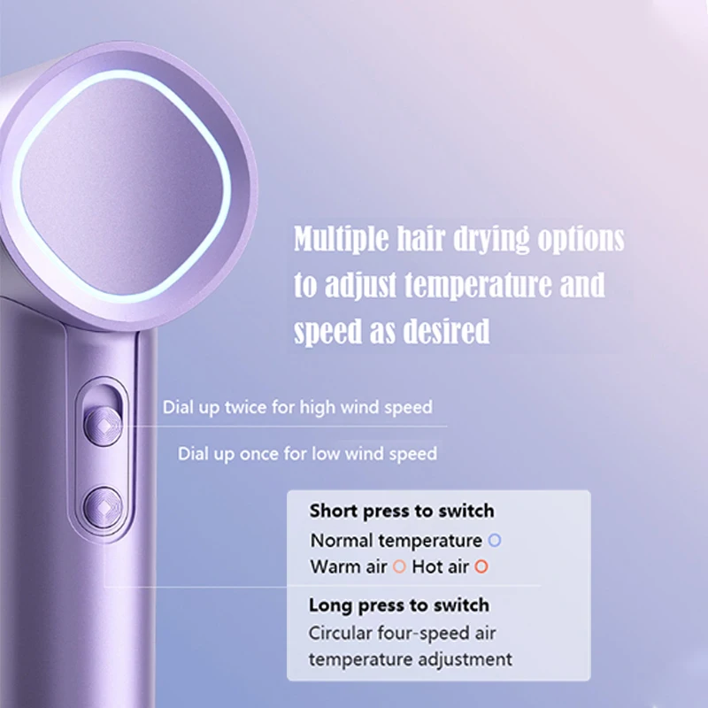 Mi Hair Dryer, High-Speed Electric Turbine Airflow, Low Noise, Constant Temperature And Quick Drying, Suitable For Home Salon