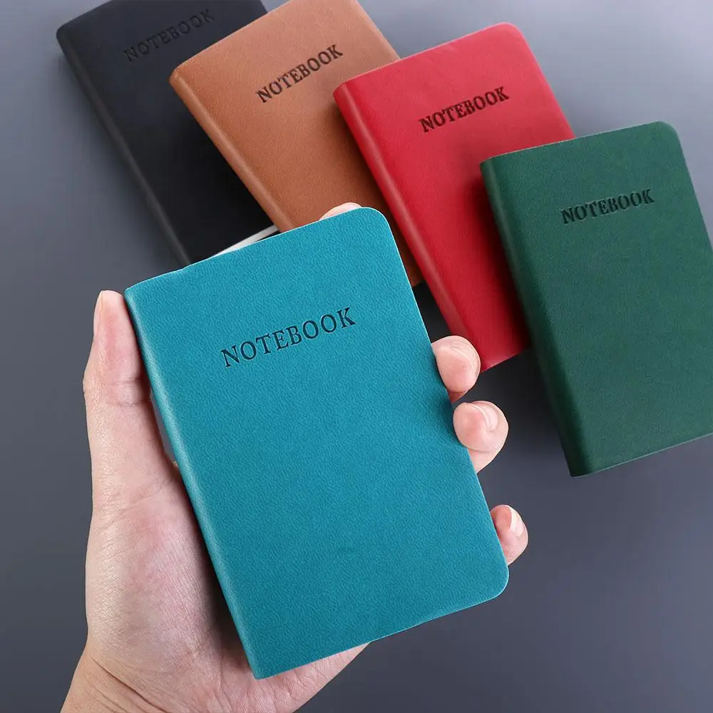 Scrapbooking Agenda Organizer School Office Supplies A7 Mini Notebook Pocket Memo Notepad Business Notepad Diary Notebook