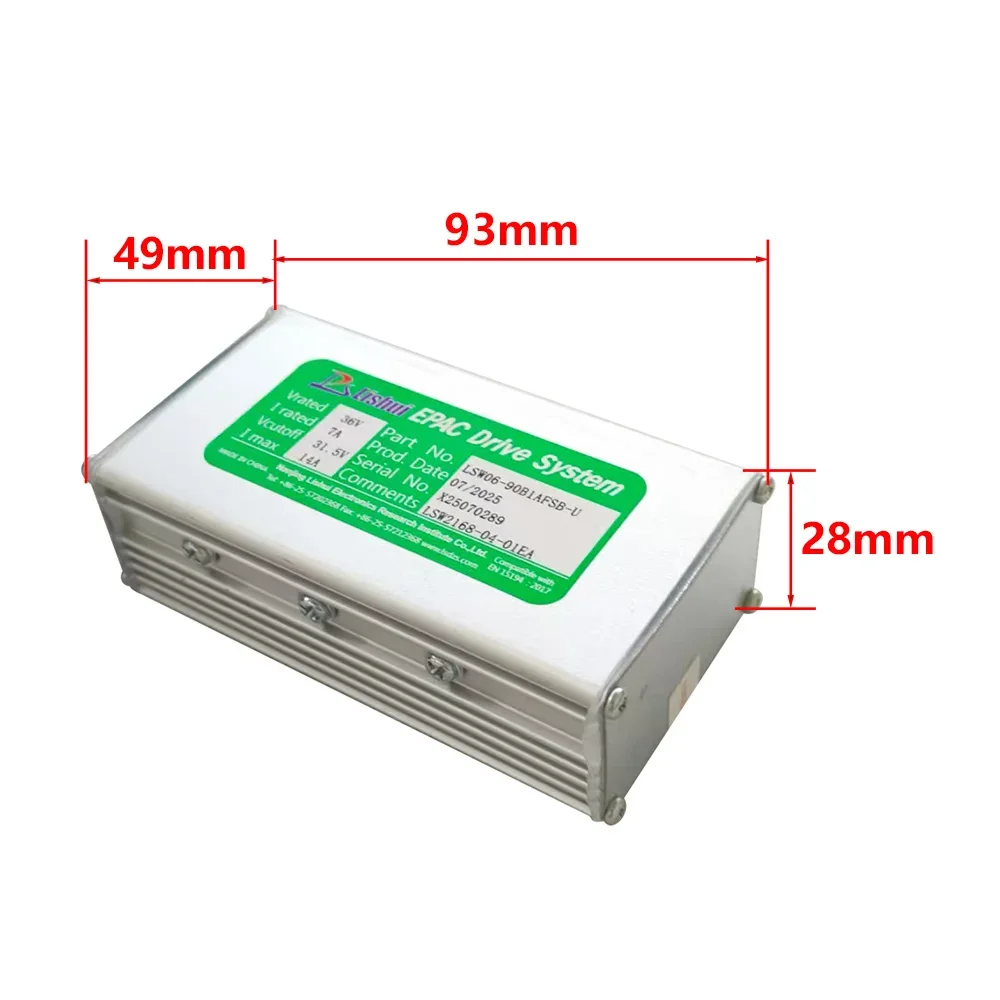 

Nulkomma Electric Bike Brushless Motor Controller LSW06-90B1AFSB-U 36V 14A for Electric Scooters Fat Bike MTB Ebike Speed