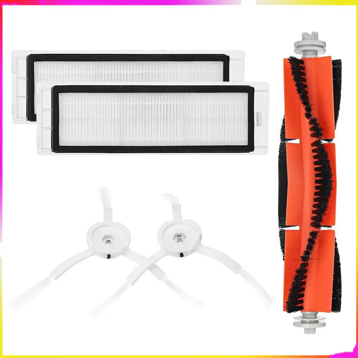 M04K Main Brush Filters Side Brushes Accessories For Xiaomi MI Robot Roborock S5 S6 Vacuum Home Applicance Part