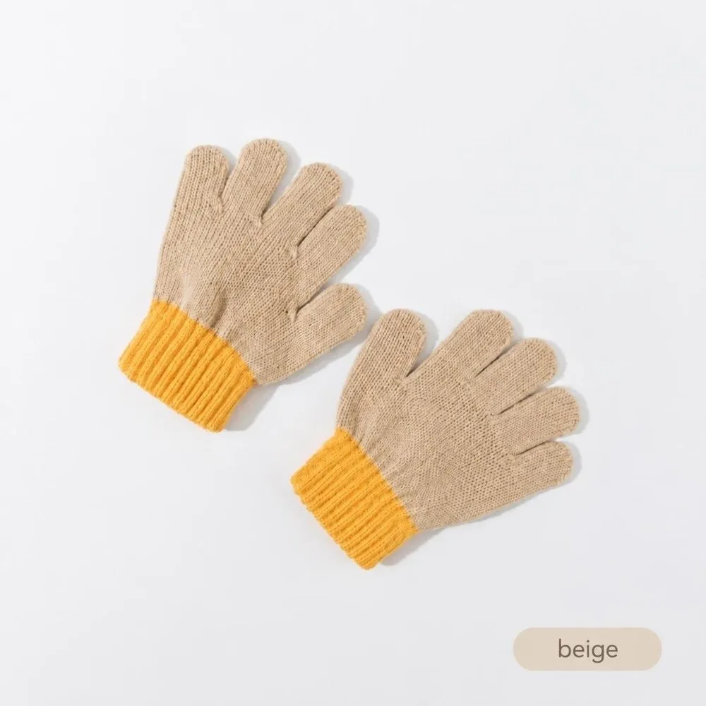 Lovely Knitted Kids Gloves Breathable 1-3 Years Fingerless gloves Thick Winter Warm Baby Mitten Infant