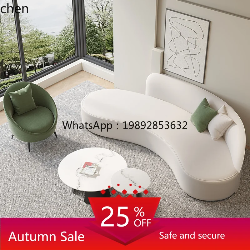 

single sofa light luxury living room negotiation table and chair combination one table and two chairs beauty salon reception