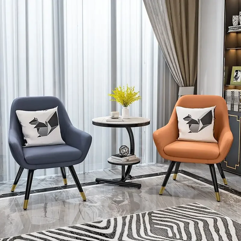 

Balcony Chair Small Coffee Table Side Modern Minimalist Leisure Chairs Home Outdoor Chairs Chaise Lounge Living Room Furniture