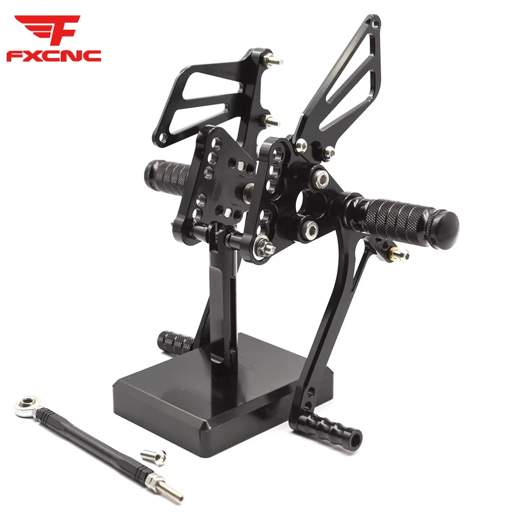 

For SUZUKI GSXR1000 gsxr1000 K5 K6 2005-2006 Motorcycle Rearset Footrest Footpeg CNC Aluminum Alloy pedal Foot peg Rear Set