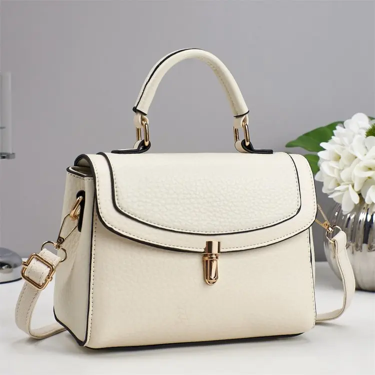 

Женская роскошная маленькая квадратная сумка в корейском стиле — однотонная винтажная сумка через плечо и через плечо, классическая мягкая кожа