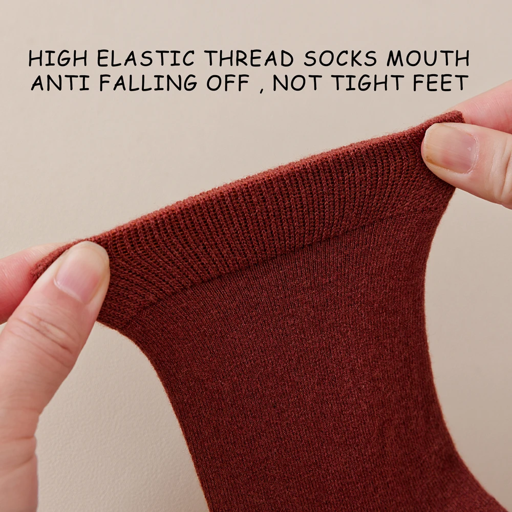 1/3 Paar 100% Merinowolle Crew-Socken für Damen, Ultra Weiche Warme Thermosocken, Nahtlose Zehenpartie, Schwangerschafts- und Erholungssocken, Wintergeschenk – Detail 13