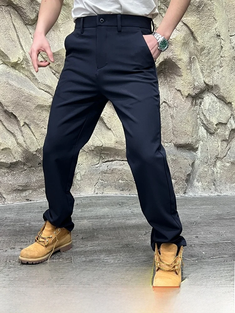 

Men's Casual Pants Breathable Quilted Thermal Comfortable Stretchy Autumn Winter Trousers Tech Waterproof Adstrative High...